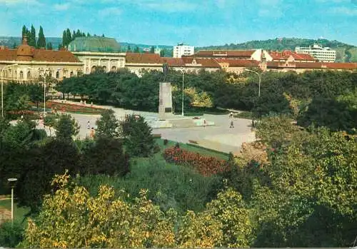 Postcard Romania Oradea Piata 23 August