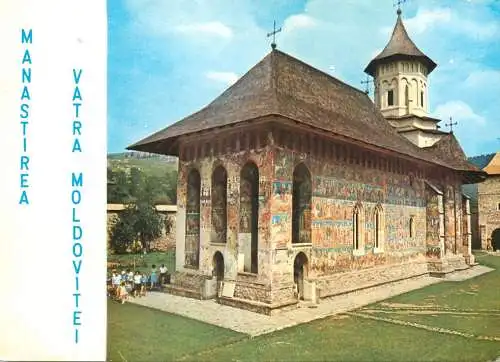 Postcard Romania Manastirea Vatra Moldovitei