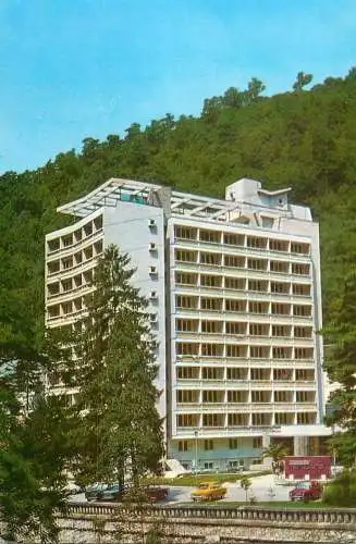 Postcard Romania Baile Herculane complex hotelier