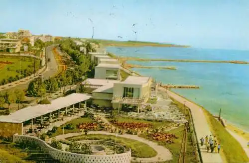 Postcard Romania Eforie Nord vile pe malul marii 1963