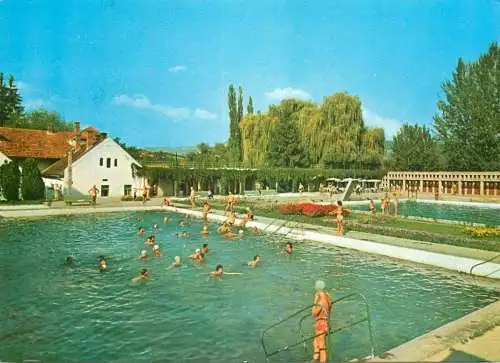 Postcard Romania Geoagiu Bai strand