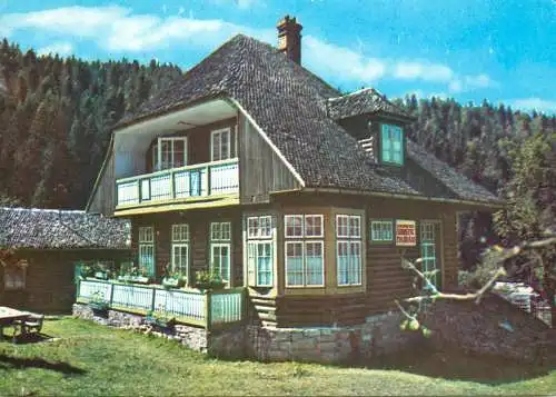 Postcard Romania Ceahlau cabana Durau