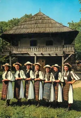 Postcard Romania Dansatoare de la Capalna