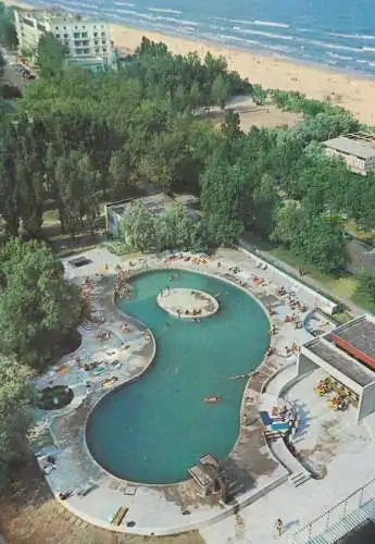 Postcard Romania Mamaia piscina Riviera