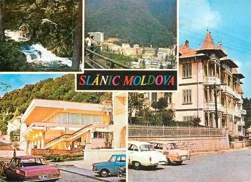 Postcard Romania Slanic Moldova cascada 1980