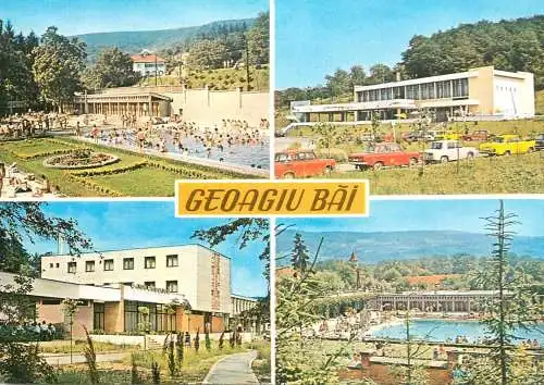 Postcard Romania Geoagiu Bai