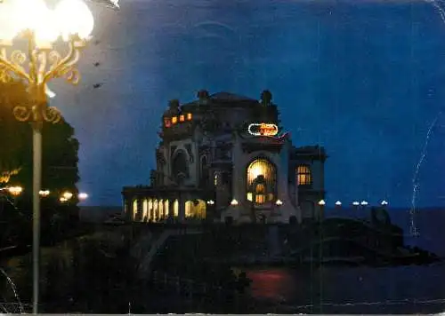 Postcard Romania Constanta cazinoul 1981