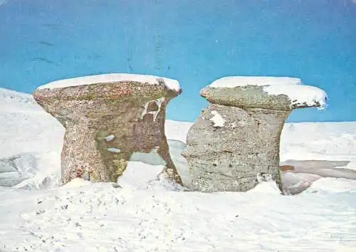 Postcard Romania Muntii Bucegi Babele 1978