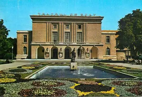 Postcard Romania Constanta teatrul de stat