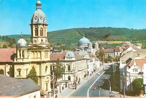 Postcard Romania Tarnaveni 1978