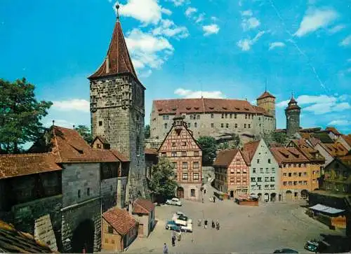 Postcard Germany Nurnberg Turm und Burg