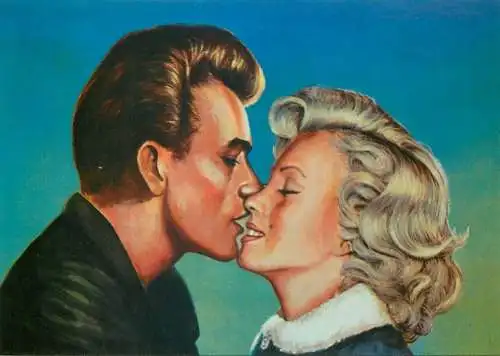 ILLUSTRATEURS fantaisie " Le Baiser impossible kiss " par J. Lagarrigue