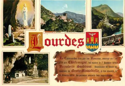 Postcard France Lourdes