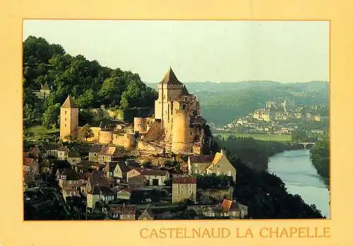 Postcard France Castelnaud la Chapelle la Dordogne