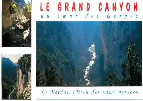 Postcard France les gorges du Verdon la grand canyon