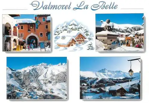 Postcard France Valmorel Savoie