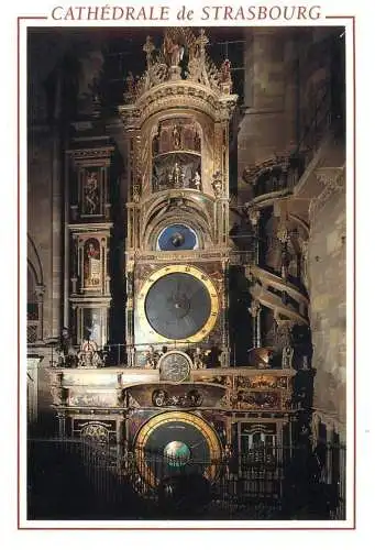 Postcard France Bas Rhin Strasbourg l'horloge astronomique
