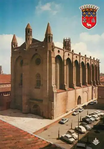 Postcard France Haute Garonne Toulouse cathedral