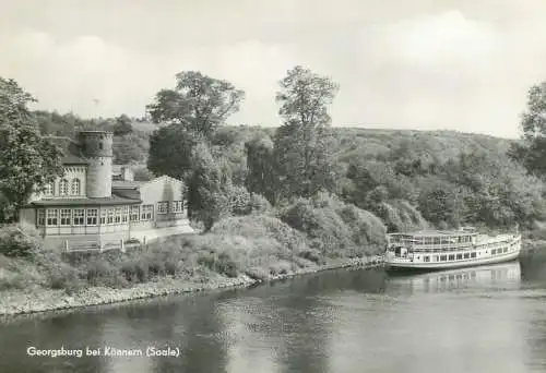 Georgsburg bei Konnern Saale Dampfer