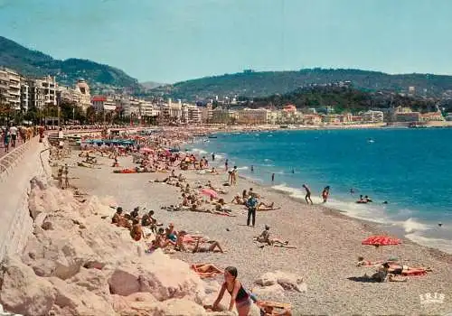 Postcard France Alpes Maritimes > Nice la plage et la promenade