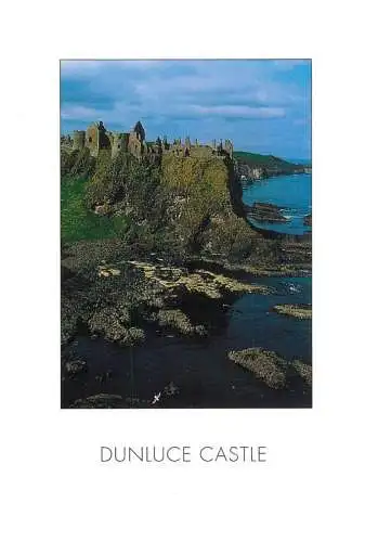 Postcard United Kingdom Northern Ireland Dunluce Castle