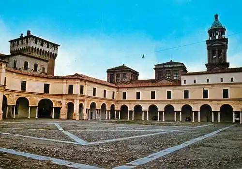 Postcard Italy Mantova piazza castello