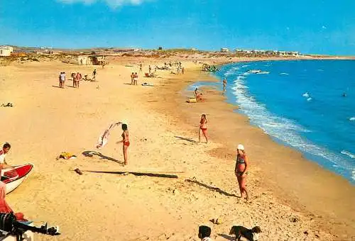 Postcard Italy Marina di Modica the bay