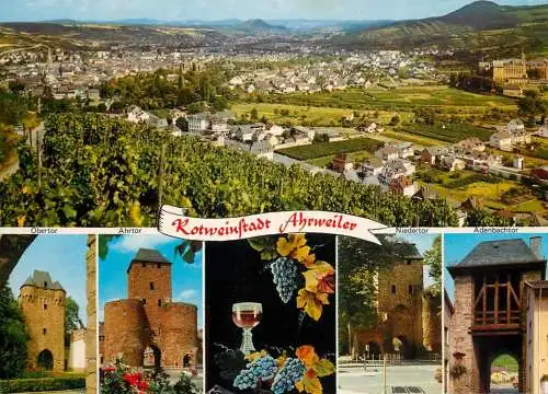 Postcard Germany Rotweinstadt Ahrweiler