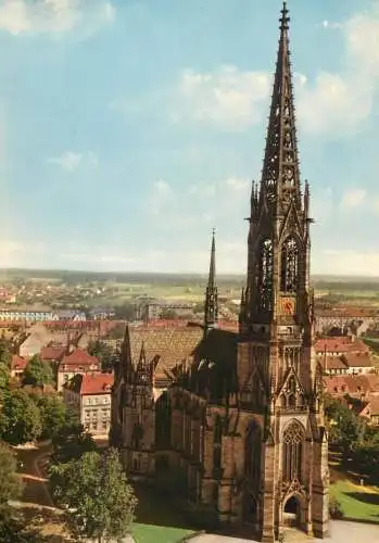 Postcard Germany Speyer am Rhein Gedachtniskirche