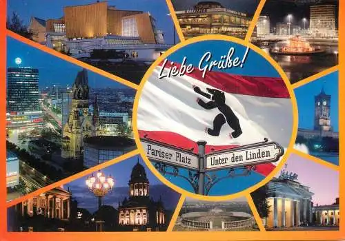 Postcard Germany Berlin philharmonie