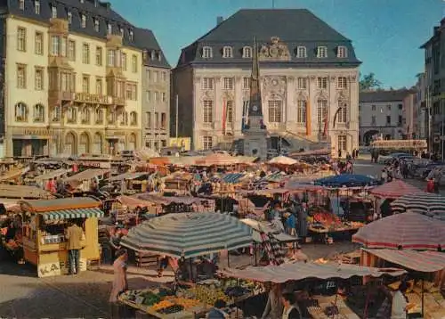 Postcard Germany Bonn am Rhein Marktplatz