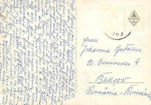 Postcard Germany Freiburg Breisgau