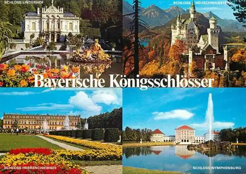 Postcard Germany konigsschloss Linderhof Bayerische