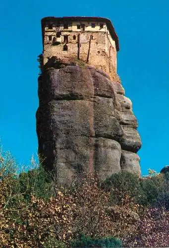 Postcard Greece Meteora monastery of Roussanou