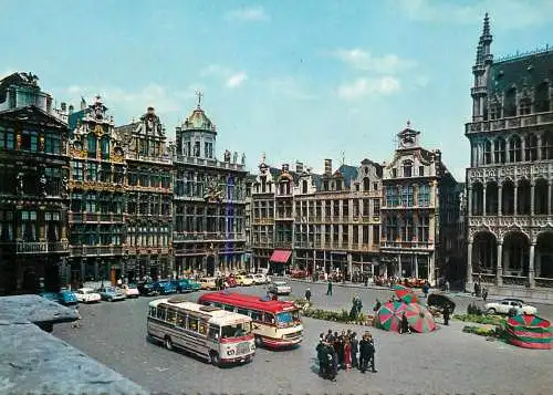 Postcard Belgium Bruxelles Grand Place