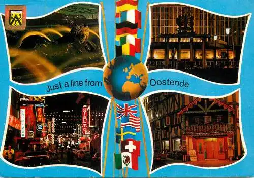 Postcard Belgium West Flanders Oostende