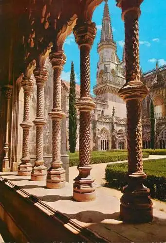 Postcard Portugal Batalha monastery