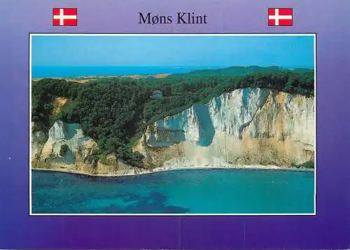 Postcard Denmark Mons Klint Luftfoto