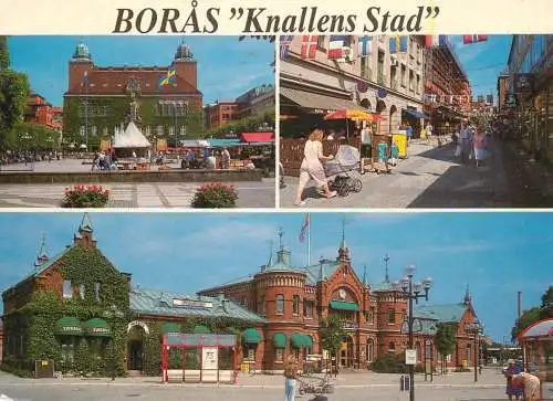 Postcard Sweden Genevad Boras Knallens stad