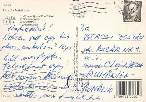 Postcard Denmark Frederikshavn