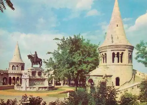 Postcard Hungary Budapest Fisher bastion