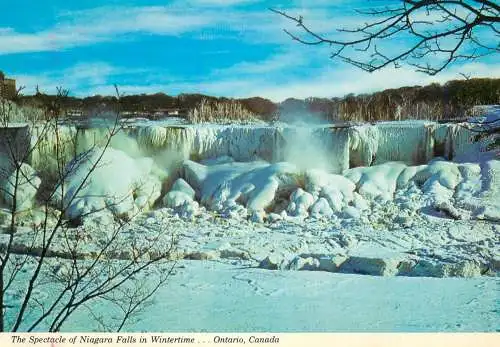 Postcard Canada > Ontario Niagara Falls in winter