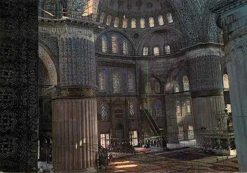 Postcard Turkey Sultanahmet Blue Mosque