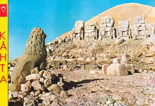 Postcard Turkey Kahta Nemrut kehanet tanrisi apollon
