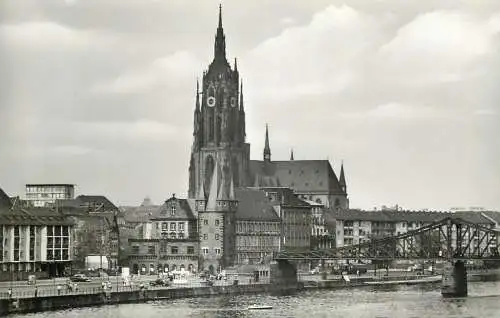 Germany Hesse Frankfurt a. Main Dom mit Fahrtor