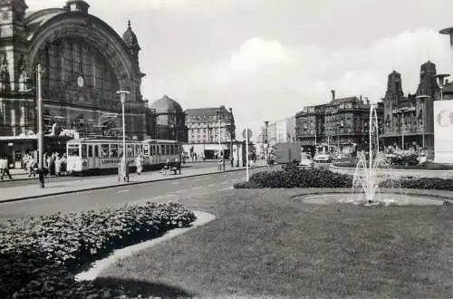 Germany Hesse Frankfurt a. Main railway station tramway