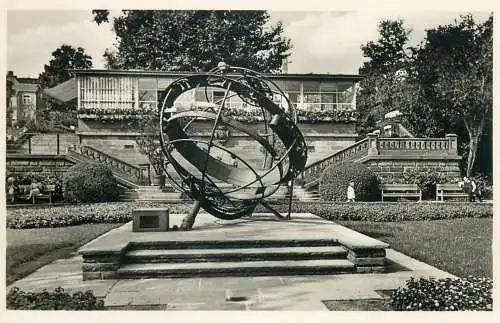 Germany Hesse Frankfurt a. Main Sonnen-Uhr in Nizza sun clock
