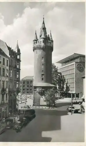 Germany Hesse Frankfurt a. Main Eschenheimer Turm mit Bayer-Haus