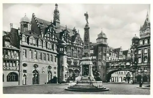 Germany Hesse Frankfurt a. Main Rathaus mit Einheitsdenkmal