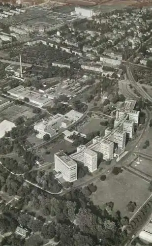 Germany Hesse Frankfurt a. Main Hochhaus aerial view